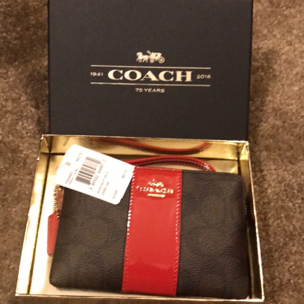 Authentic Coach Wristlet